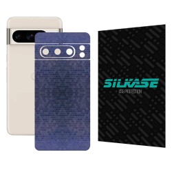 Folie skin SILKASE, pentru Google Pixel 8 Pro, albastru, protectie spate telefon