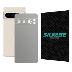 Folie skin SILKASE, pentru Google Pixel 8 Pro, gri ice, protectie spate telefon