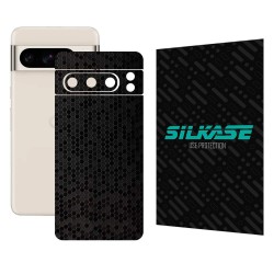 Folie skin SILKASE, pentru Google Pixel 8 Pro, negru hexa, protectie spate telefon