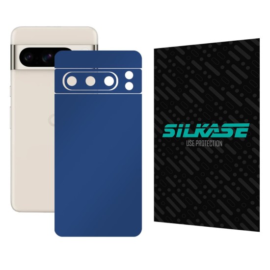 Folie skin SILKASE, pentru Google Pixel 8 Pro, albastru inchis mat, protectie spate telefon (Telefoane Google, S1512) by www.silkase.ro