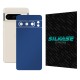 Folie skin SILKASE, pentru Google Pixel 8 Pro, albastru inchis mat, protectie spate telefon (Telefoane Google, S1512) by www.silkase.ro