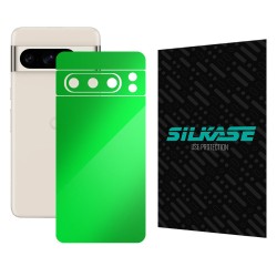 Folie skin SILKASE, pentru Google Pixel 8 Pro, galben, protectie spate telefon
