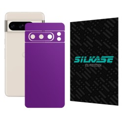 Folie skin SILKASE, pentru Google Pixel 8 Pro, violet mat, protectie spate telefon