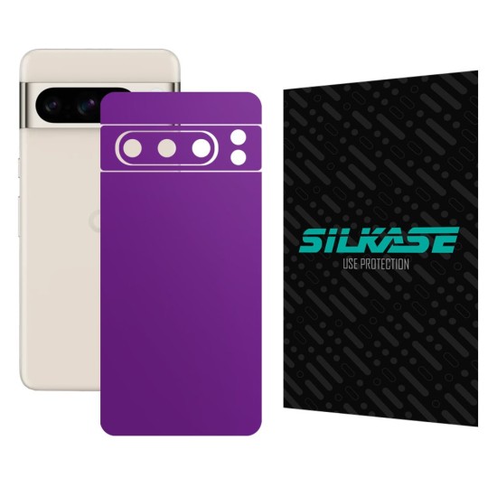 Folie skin SILKASE, pentru Google Pixel 8 Pro, violet mat, protectie spate telefon (Telefoane Google, S1534) by www.silkase.ro