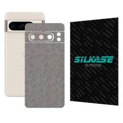Folie skin SILKASE, pentru Google Pixel 8 Pro, gri hex, protectie spate telefon