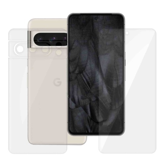 Set 2 folii SILKASE pentru Google Pixel 8 Pro, protectie telefon, silicon regenerabil (Telefoane Google, F6214) by www.silkase.ro