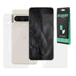 Set 2 folii SILKASE pentru Google Pixel 8 Pro, protectie telefon, silicon regenerabil
