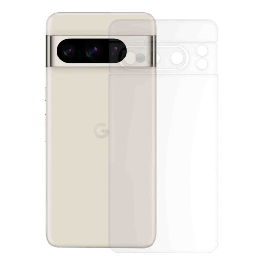 Folie spate mata SILKASE pentru Google Pixel 8 Pro, protectie spate, silicon (Telefoane Google, F6216) by www.silkase.ro
