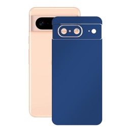 Folie skin SILKASE, pentru Google Pixel 8, albastru inchis mat, protectie spate telefon