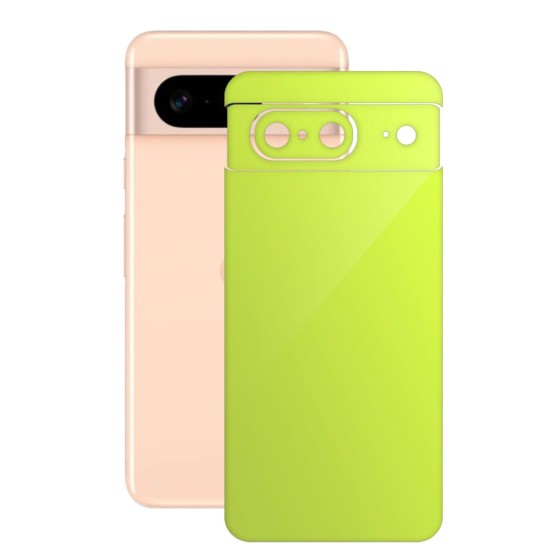 Folie skin SILKASE, pentru Google Pixel 8, verde neon, protectie spate telefon (Telefoane Google, S1509) by www.silkase.ro