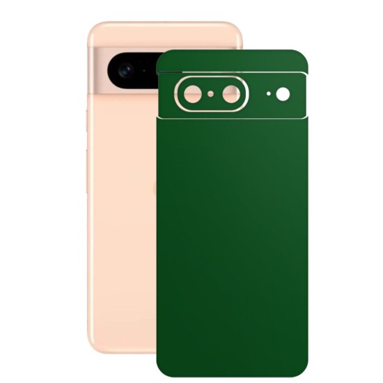 Folie skin SILKASE, pentru Google Pixel 8, verde inchis mat, protectie spate telefon (Telefoane Google, S1508) by www.silkase.ro