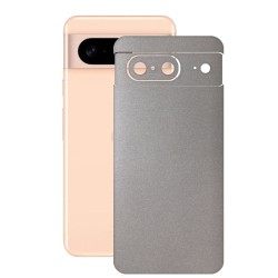 Folie skin SILKASE, pentru Google Pixel 8, gri deschis, protectie spate telefon