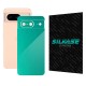 Folie skin SILKASE, pentru Google Pixel 8, turcoaz metalic, protectie spate telefon (Telefoane Google, S1505) by www.silkase.ro