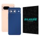 Folie skin SILKASE, pentru Google Pixel 8, albastru inchis mat, protectie spate telefon (Telefoane Google, S1488) by www.silkase.ro