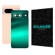 Folie skin SILKASE, pentru Google Pixel 8, verde emerald, protectie spate telefon (Telefoane Google, S1506) by www.silkase.ro