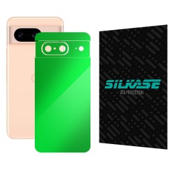 Folie skin SILKASE, pentru Google Pixel 8, galben, protectie spate telefon