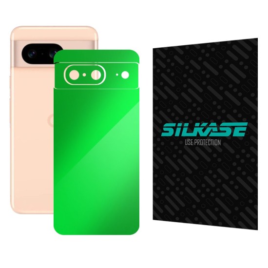 Folie skin SILKASE, pentru Google Pixel 8, galben, protectie spate telefon (Telefoane Google, S1507) by www.silkase.ro