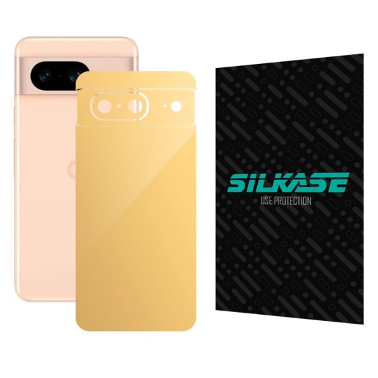 Folie skin SILKASE, pentru Google Pixel 8, bej, protectie spate telefon (Telefoane Google, S1489) by www.silkase.ro