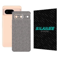 Folie skin SILKASE, pentru Google Pixel 8, gri hexa, protectie spate telefon