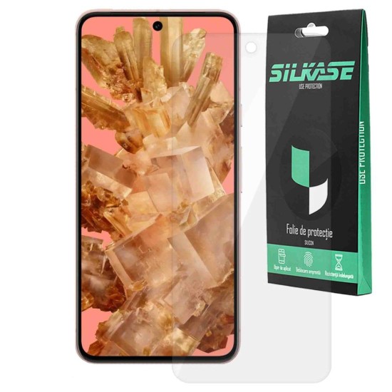 Folie SILKASE pentru Google Pixel 8, protectie ecran, silicon regenerabil (Telefoane Google, F6203) by www.silkase.ro