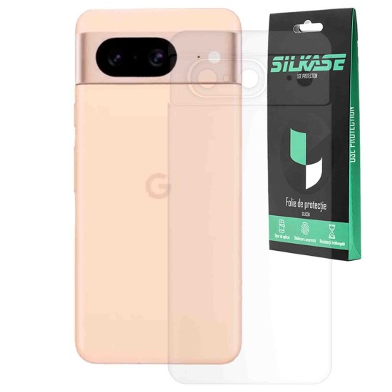 Folie spate mata SILKASE pentru Google Pixel 8, protectie spate, silicon (Telefoane Google, F6207) by www.silkase.ro