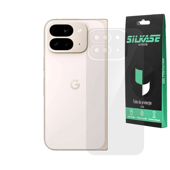 Folie spate SILKASE pentru Google Pixel 9 Pro Fold, protectie spate, silicon regenerabil (Telefoane Google, F7227) by www.silkase.ro