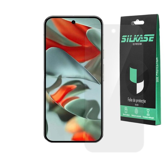 Folie SILKASE pentru Google Pixel 9 Pro, protectie ecran, silicon regenerabil (Telefoane Google, F7210) by www.silkase.ro