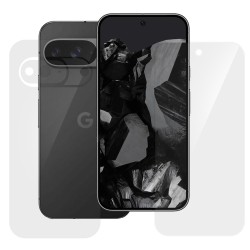 Set 2 folii SILKASE pentru Google Pixel 9, protectie telefon, silicon regenerabil