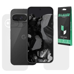 Set 2 folii SILKASE pentru Google Pixel 9, protectie telefon, silicon regenerabil