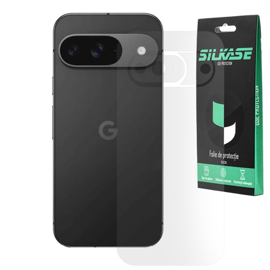 Folie spate mata SILKASE pentru Google Pixel 9, protectie spate, silicon (Telefoane Google, F7206) by www.silkase.ro