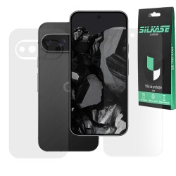 Set 2 folii mate SILKASE pentru Google Pixel 9, protectie telefon, silicon