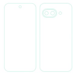 Set 2 folii mate SILKASE pentru Google Pixel 9a, protectie telefon, silicon