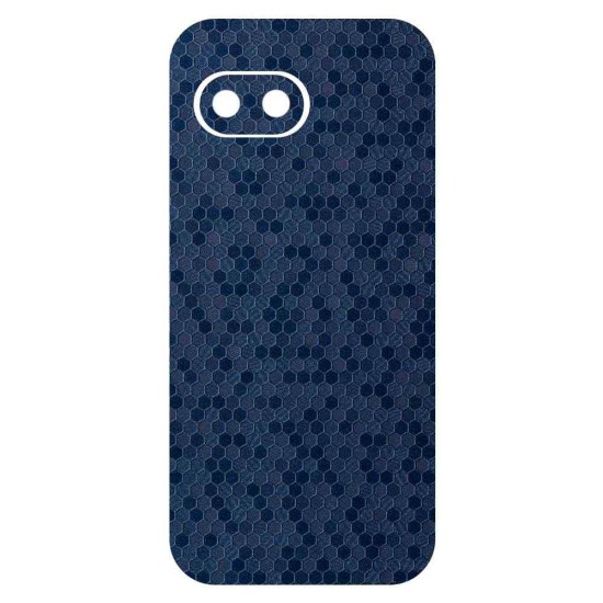 Folie skin SILKASE pentru Google Pixel 9a, protectie spate telefon, albastru hexa (Pixel 9a, S2099) by www.silkase.ro