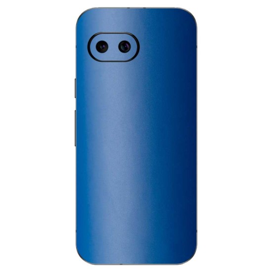 Folie skin SILKASE pentru Google Pixel 9a, protectie spate telefon, albastru inchis mat (Pixel 9a, S2096) by www.silkase.ro