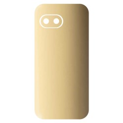 Folie skin SILKASE pentru Google Pixel 9a, protectie spate telefon, bej lucios