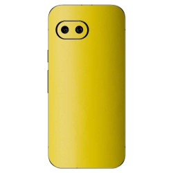 Folie skin SILKASE pentru Google Pixel 9a, protectie spate telefon, galben mat