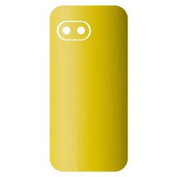 Folie skin SILKASE pentru Google Pixel 9a, protectie spate telefon, galben mat