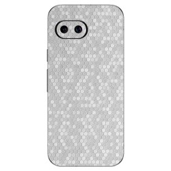 Folie skin SILKASE pentru Google Pixel 9a, protectie spate telefon, gri hexa