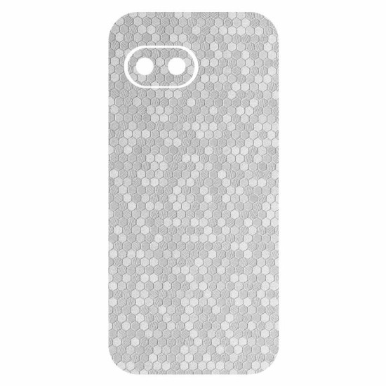 Folie skin SILKASE pentru Google Pixel 9a, protectie spate telefon, gri hexa (Pixel 9a, S2100) by www.silkase.ro
