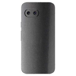 Folie skin SILKASE pentru Google Pixel 9a, protectie spate telefon, gri metalizat