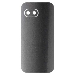 Folie skin SILKASE pentru Google Pixel 9a, protectie spate telefon, gri metalizat