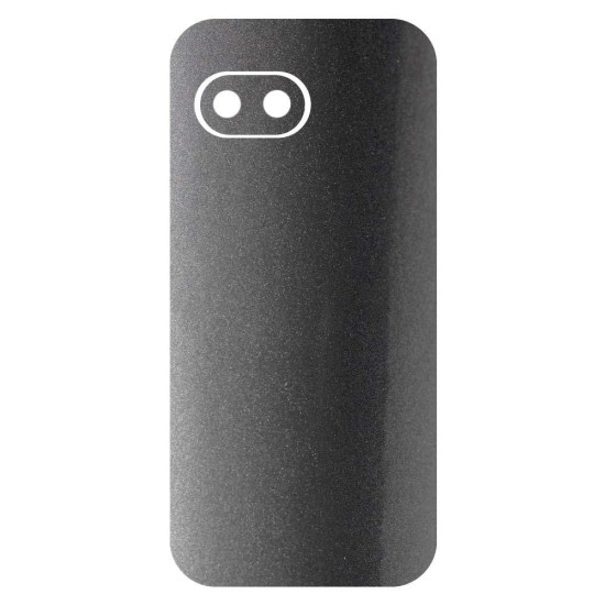 Folie skin SILKASE pentru Google Pixel 9a, protectie spate telefon, gri metalizat (Pixel 9a, S2091) by www.silkase.ro