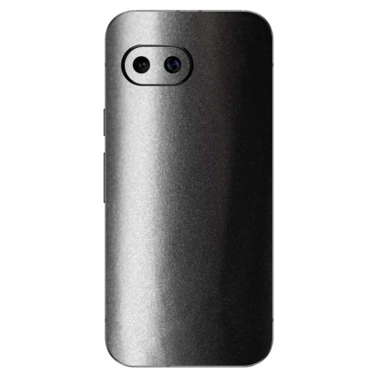 Folie skin SILKASE pentru Google Pixel 9a, protectie spate telefon, gunmetal gri inchis (Pixel 9a, S2112) by www.silkase.ro