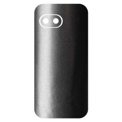 Folie skin SILKASE pentru Google Pixel 9a, protectie spate telefon, gunmetal gri inchis