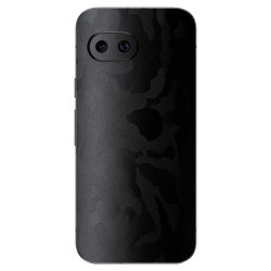 Folie skin SILKASE pentru Google Pixel 9a, protectie spate telefon, negru camuflaj