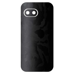 Folie skin SILKASE pentru Google Pixel 9a, protectie spate telefon, negru camuflaj