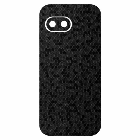 Folie skin SILKASE pentru Google Pixel 9a, protectie spate telefon, negru hexa (Pixel 9a, S2098) by www.silkase.ro