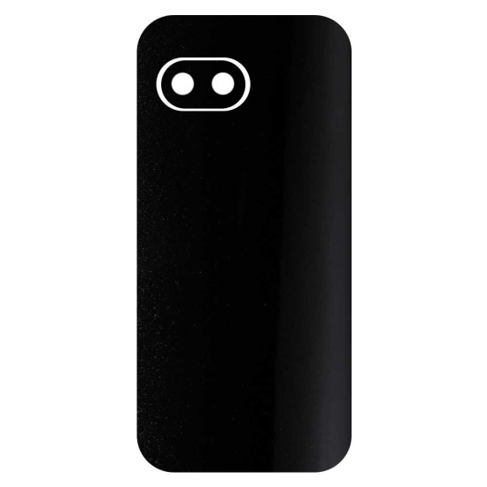 Folie skin SILKASE pentru Google Pixel 9a, protectie spate telefon, negru perlat (Pixel 9a, S2108) by www.silkase.ro