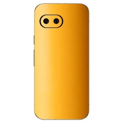 Folie skin SILKASE pentru Google Pixel 9a, protectie spate telefon, portocaliu deschis mat