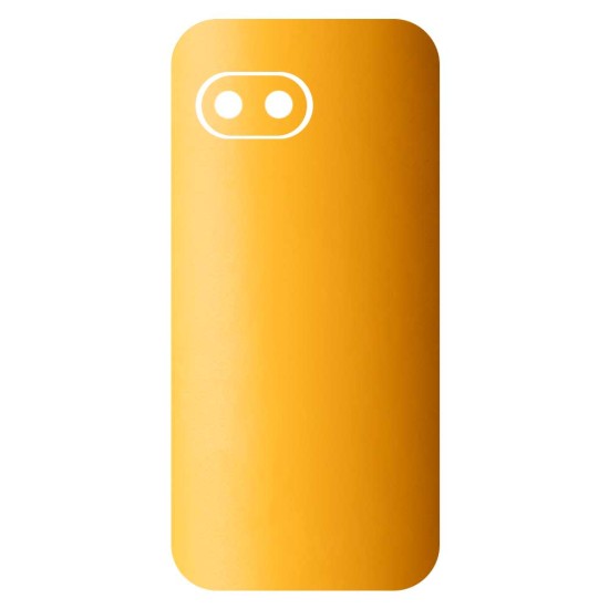 Folie skin SILKASE pentru Google Pixel 9a, protectie spate telefon, portocaliu deschis mat (Pixel 9a, S2102) by www.silkase.ro